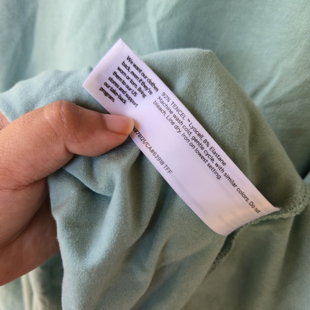 Eileen Fisher Dress 2X Plus Mint Green Tank Sleeveless Knit Minimalist Shift - Picture 3 of 6